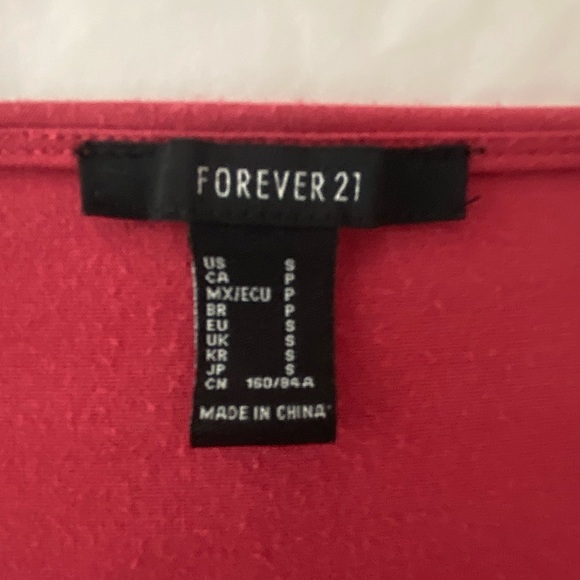 Pink Mauve Forever 21 Cropped Corset Long Sleeve - Picture 4 of 4